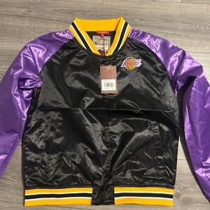 Los Angeles Lakers Black and Purple Jacket
